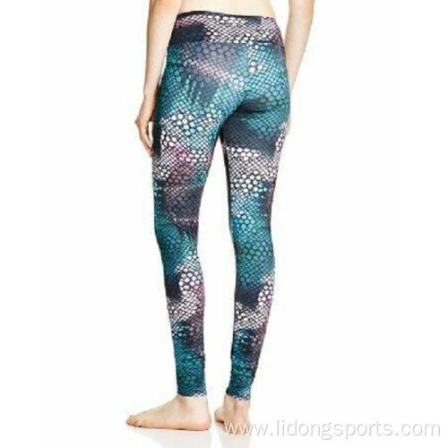 Gtm Long Sleeve Apparel Yoga Pants Wholesale Custom Printed Leggings Supplier